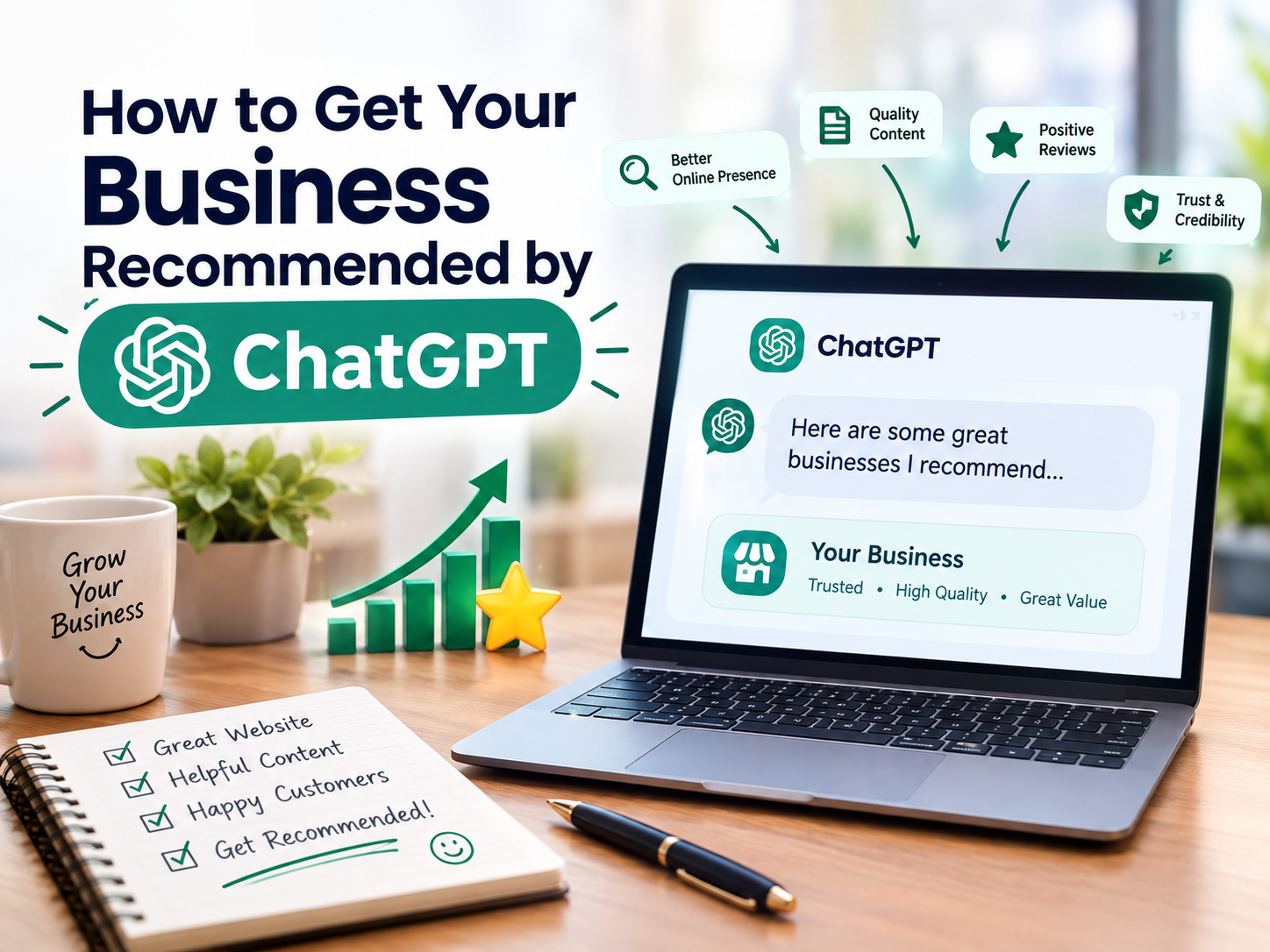 How to Get Your Business Recommended by ChatGPT